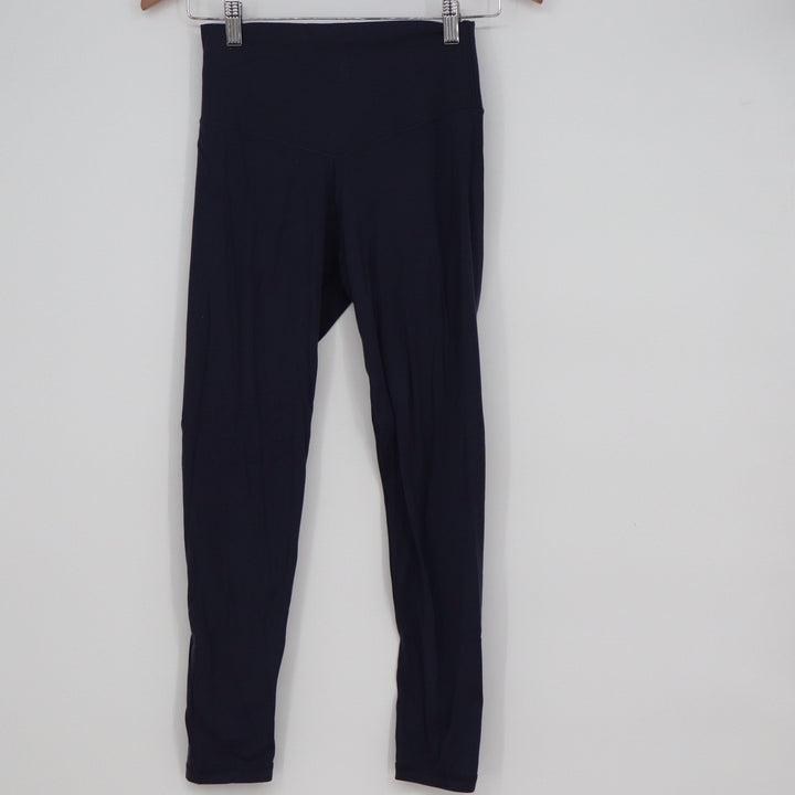 Aerie Chill Play Move Navy Blue High Waisted Leggings Womens Size M