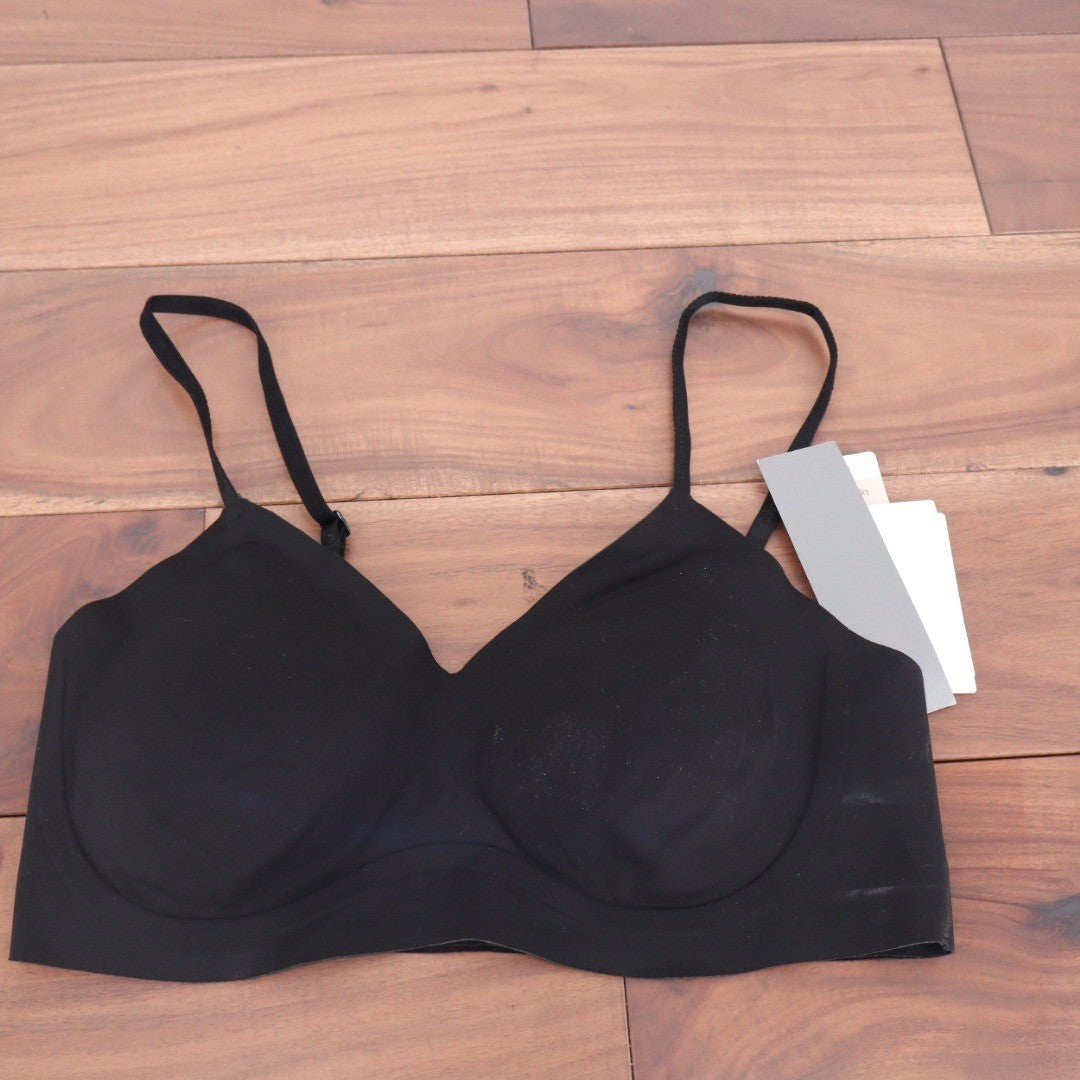 Calvin Klein Invisibles Lightly Lined Bralette Black Wireless QF7142-001 Size M