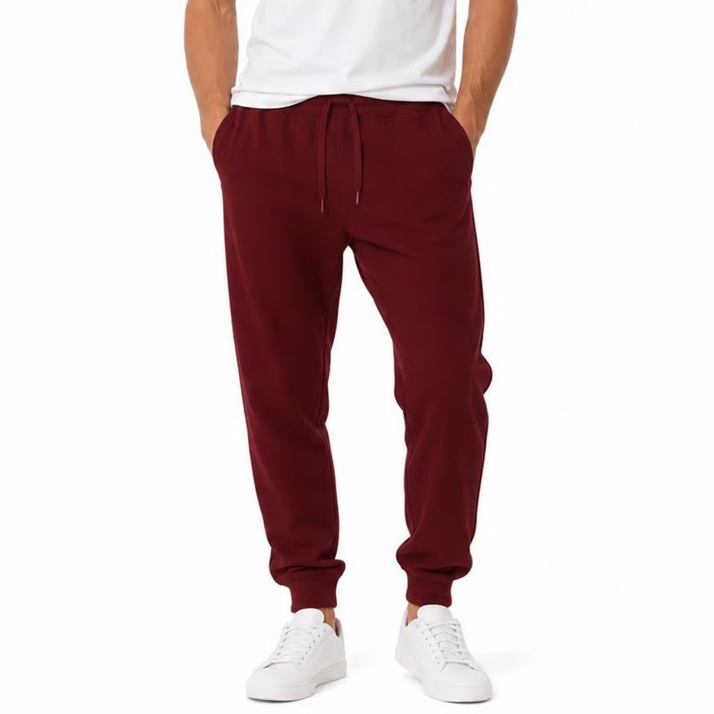 American Eagle AE Lounge Mens Joggers Maroon Burgundy Modal Blend Size Medium