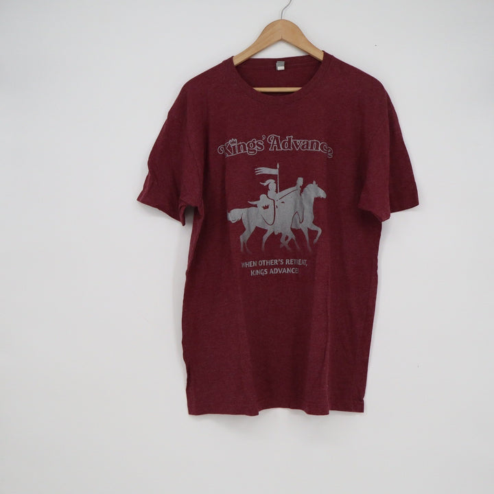 Next Level Kings Advance 2023 Graphic T-Shirt XL Maroon Chess Proverbs 23:7 Tee