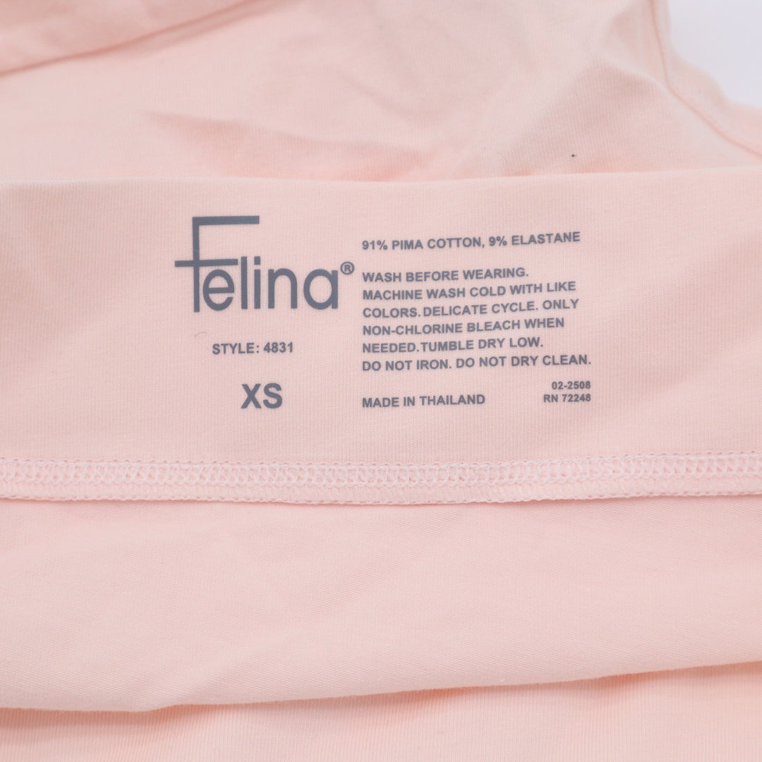 Felina Pima Cotton Blend Hipster Panties Peach Style 4831 XS