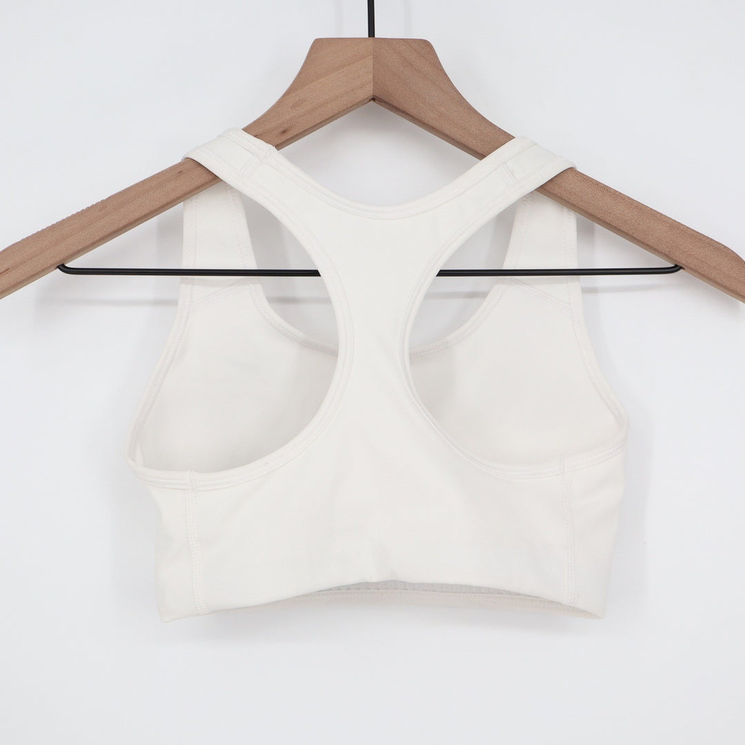 Nike Womens Swoosh Medium Support Non-Padded Sports Bra White XS