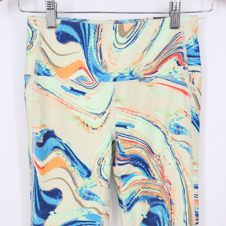 DSG Momentum 7/8 Leggings Womens XS Amped Up Multi Marble Swirl NEW
