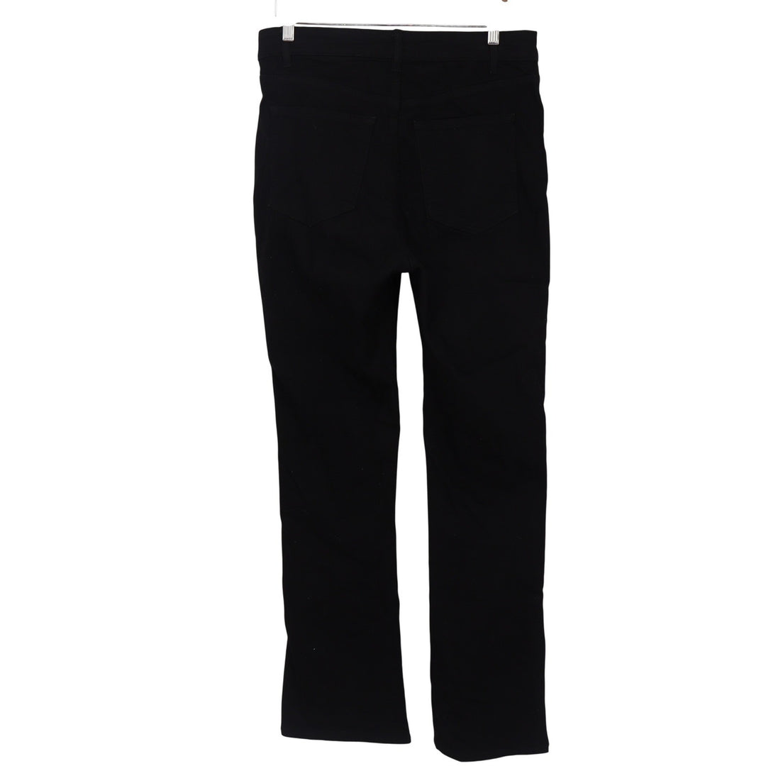 H&M Pants Womens 14 Straight Leg Black Stretch High Rise Excellent