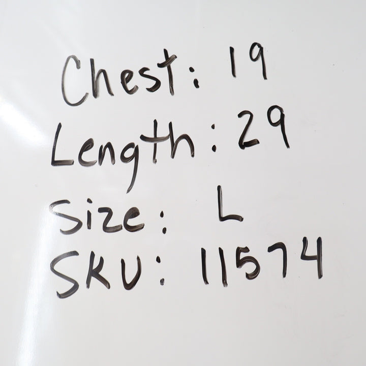 Muji Mens Long Sleeve Cotton Button Down Shirt Off White Size L