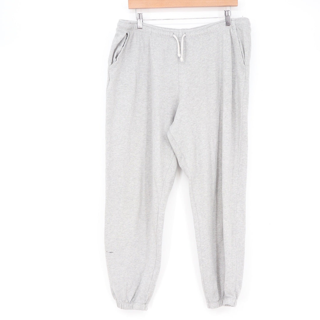 SO Lounge Life Sweatpants Heather Gray Joggers Large Drawstring Pockets