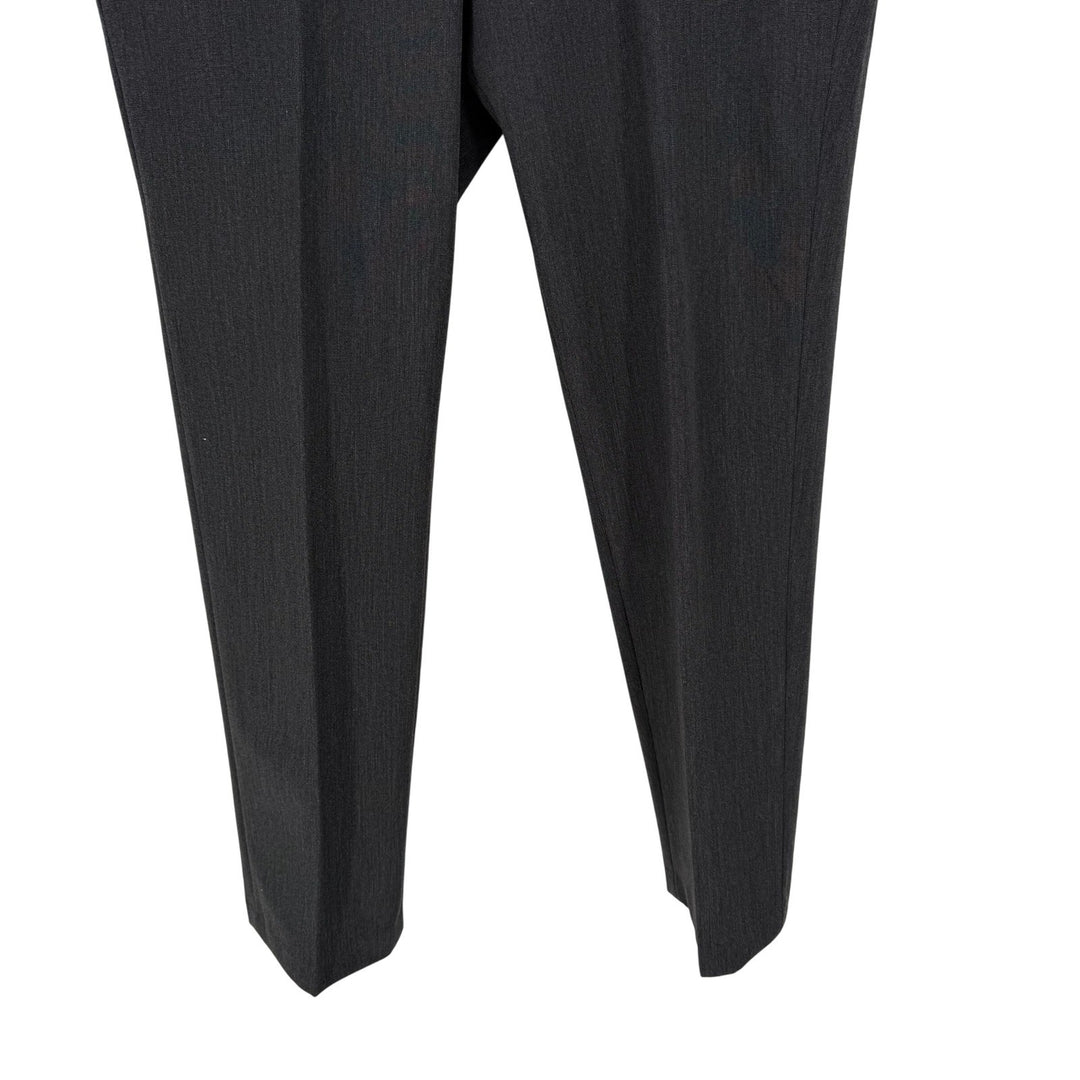 Van Heusen Mens Straight Flex Pants Charcoal Gray 34x30 Dress Pants