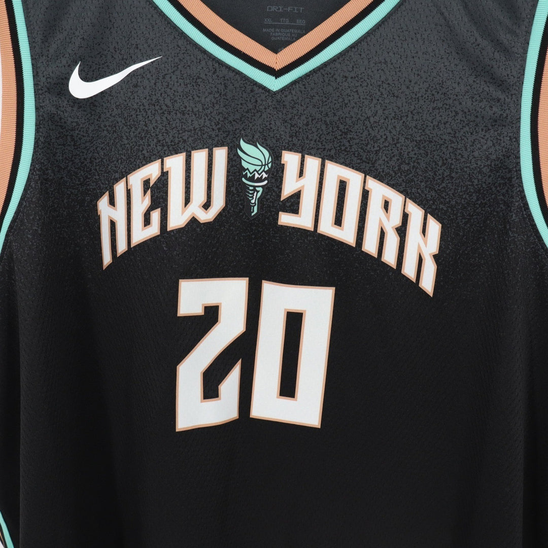 Nike New York Liberty Sabrina Ionescu 20 Explorer Edition Jersey Black XXL