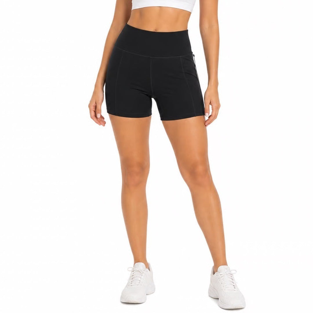 Girlfriend Collective Shorts Womens L Compressive High-Rise Black Active NEW