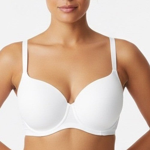 Warners No Side Effects White Underwire Bra Lightly Lined 38C RA3061A