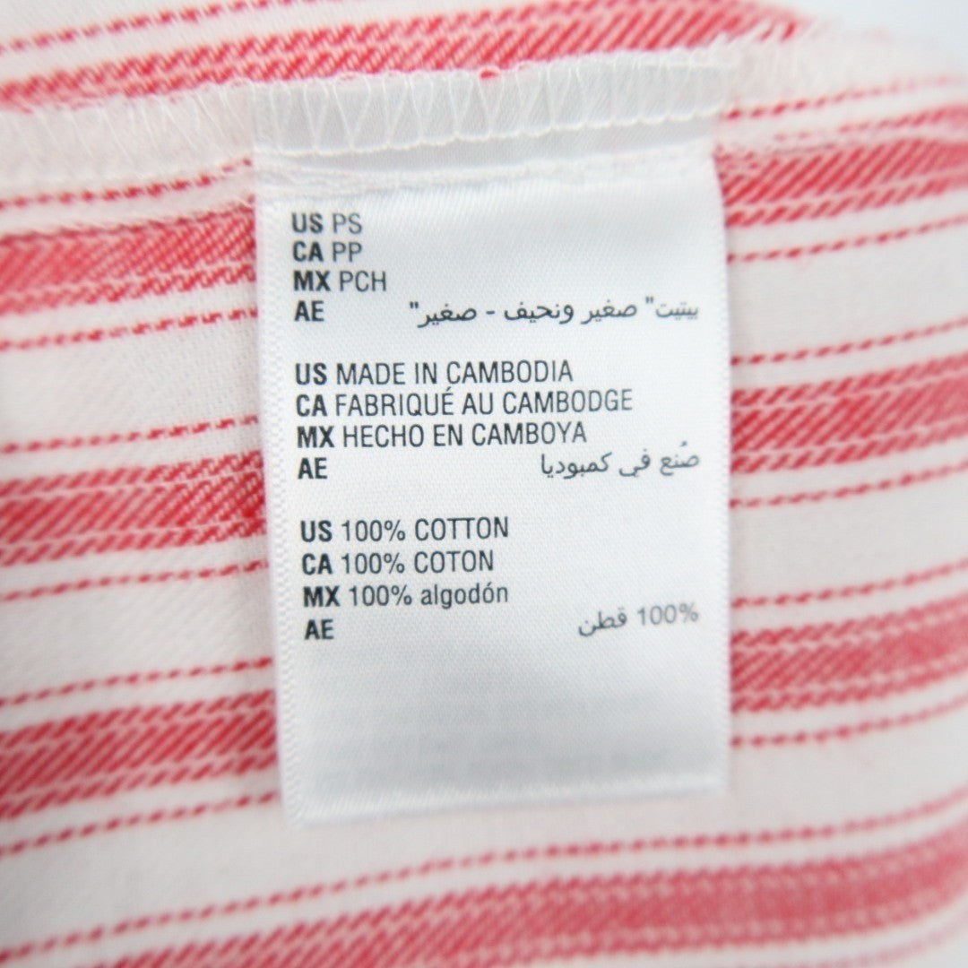 Charter Club Intimates Pajama Pants Womens Petite Small Red White Festive Stripe