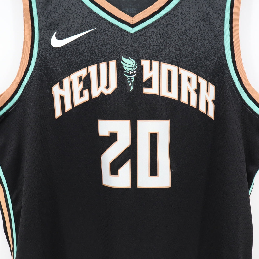 Nike New York Liberty Sabrina Ionescu 20 Explorer Edition Jersey Black Mens L