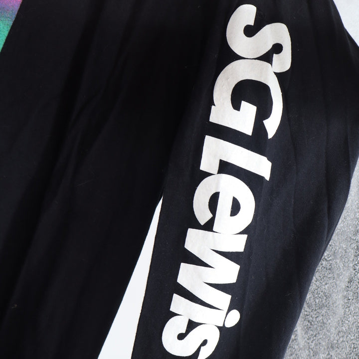 SG Lewis Dusk Long Sleeve Concert Tour Shirt Black Graphic Mens XL Gildan Cotton