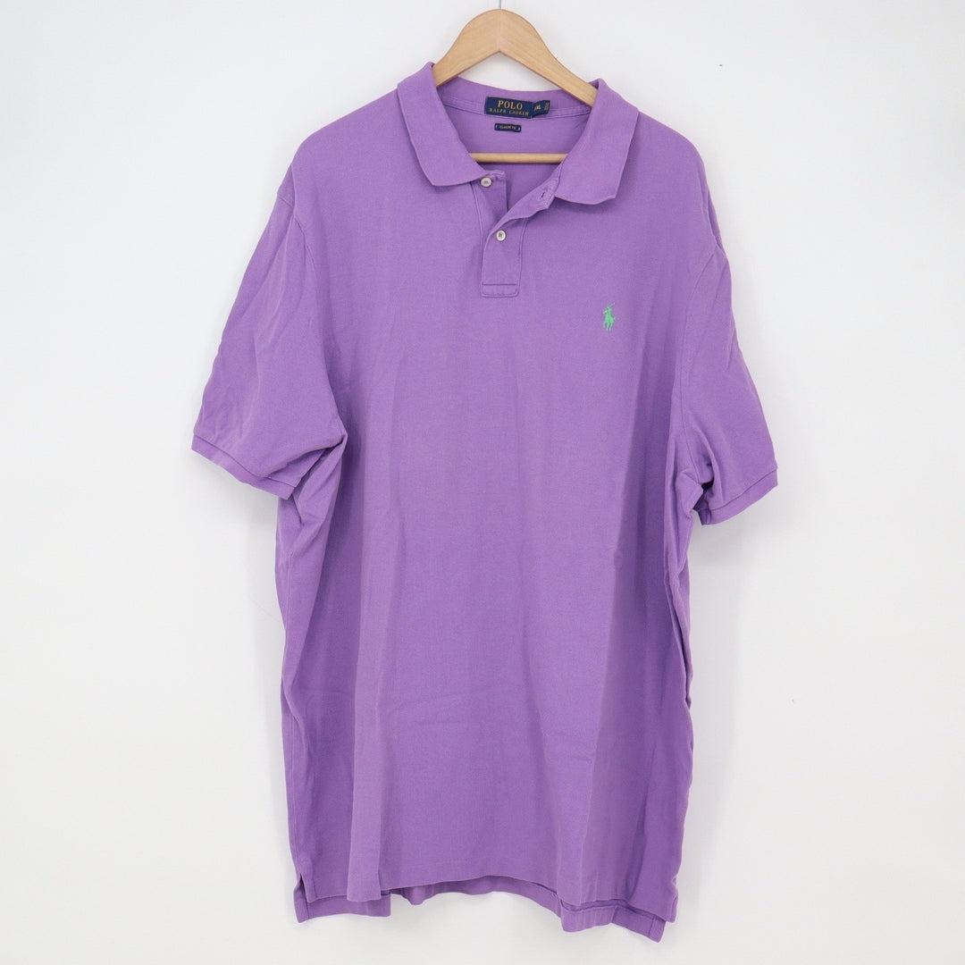 Polo Ralph Lauren Polo Mens XXL Classic Fit Purple Short Sleeve Pony Excellent