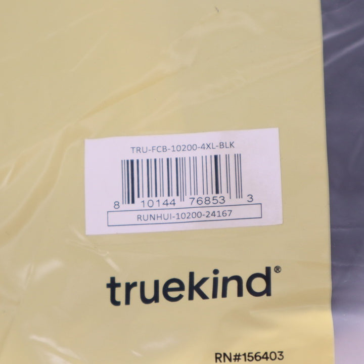 Truekind Wireless Lift T Shirt Bra Womens 4XL Black Plunge Neck Molded Cups