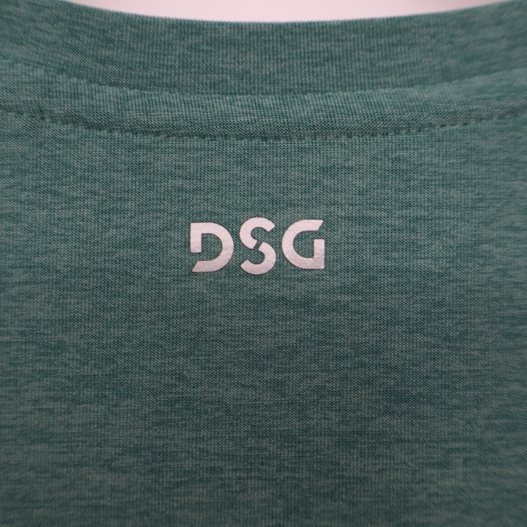DSG Tank Top Womens Medium Green Stretch Crew Neck Performance Running Yoga