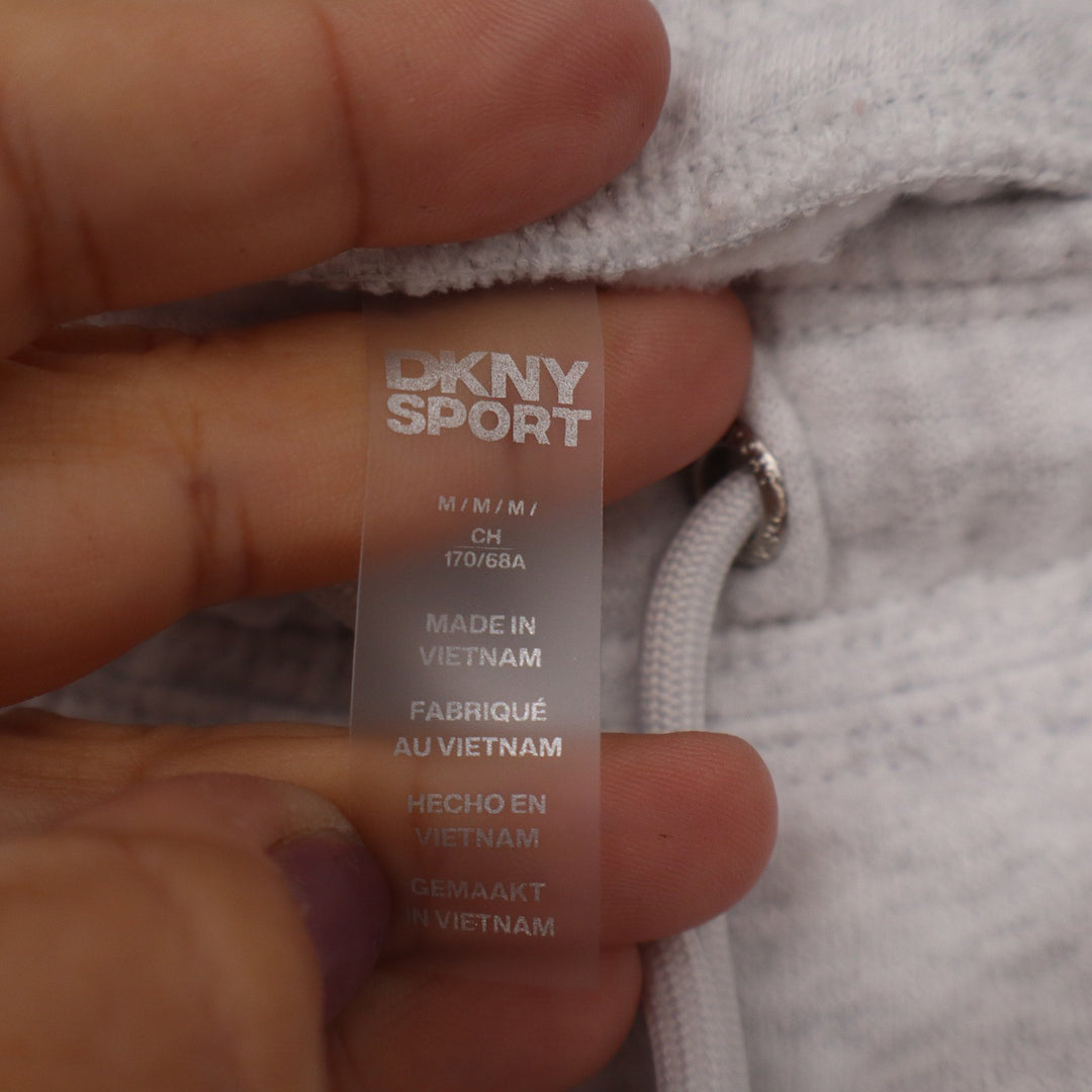 DKNY Sport Mens Grey Heather Drawstring Jogger Sweatpants Size M