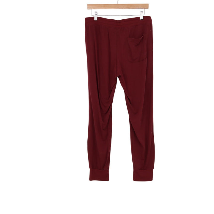 American Eagle AE Lounge Mens Joggers Maroon Burgundy Modal Blend Size Medium