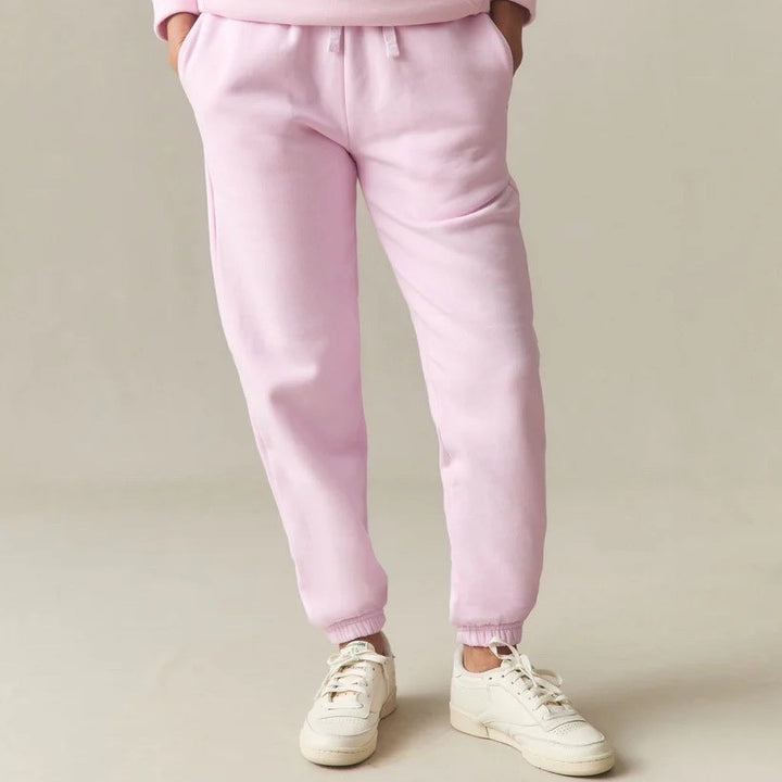 American Giant Classic Sweatpants Womens Medium Pink Cotton Ribbed Tapered Leg