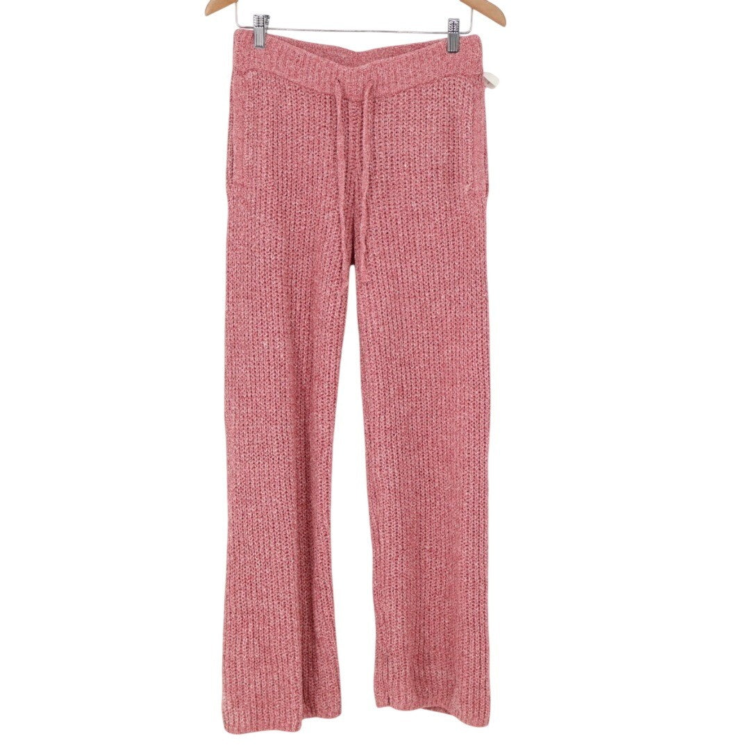 State of Day Intimates Knit Lounge Pants Womens XS Crimson Red Marl Drawstring