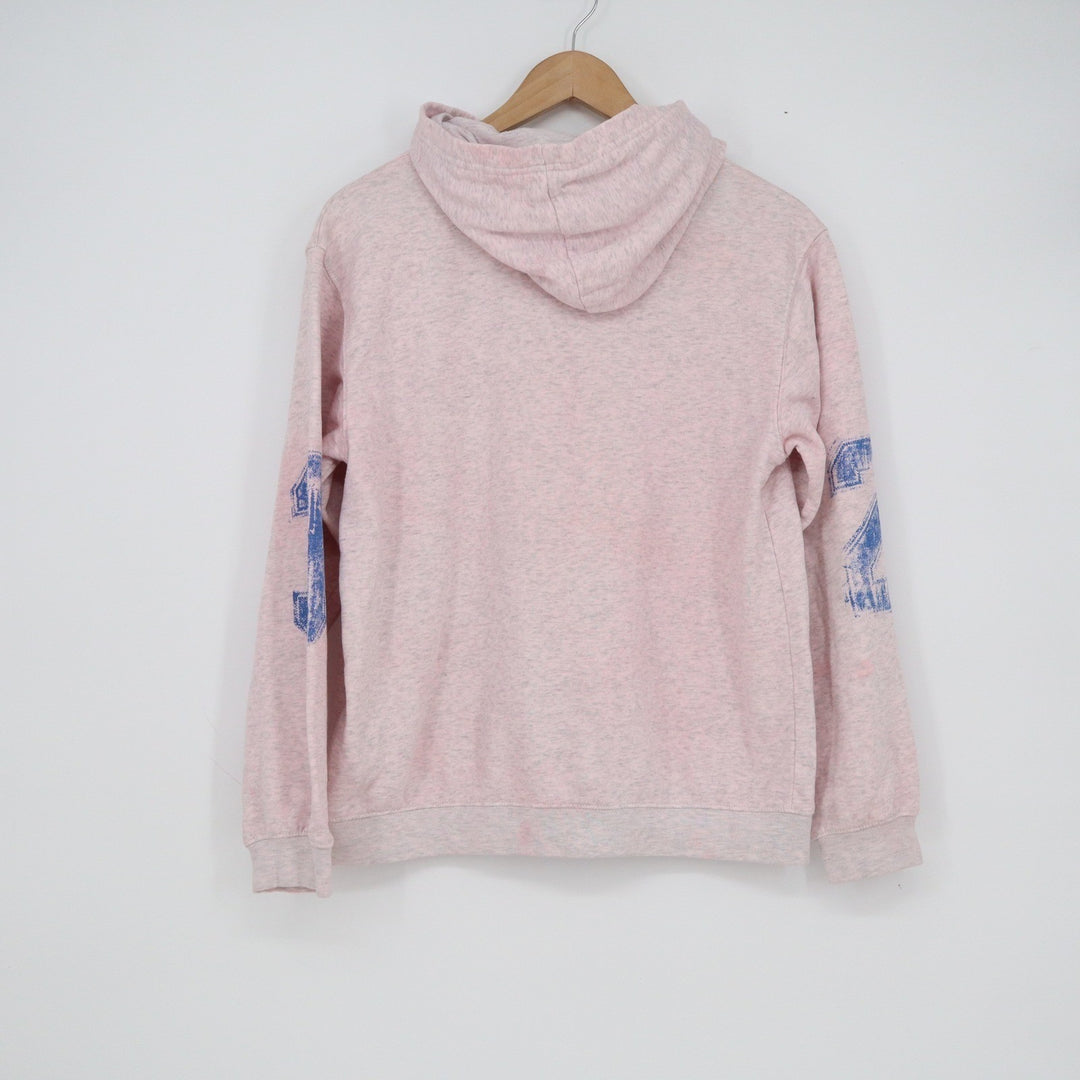 Jordan Boys XL Pink Heathered Jumpman Logo Pullover Hoodie 23 Sleeve Graphic
