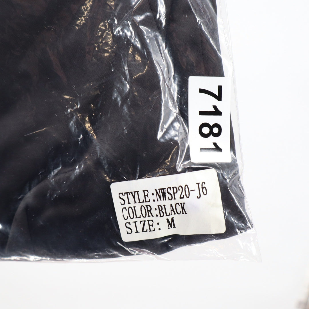 Naked Wardrobe The Statement Black Cropped Garter Blazer Size M