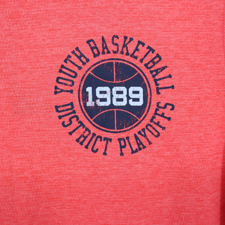 DSG Boys XL 18 Cabana Coral Blue Pieced Graphic Movement Tee Basketball