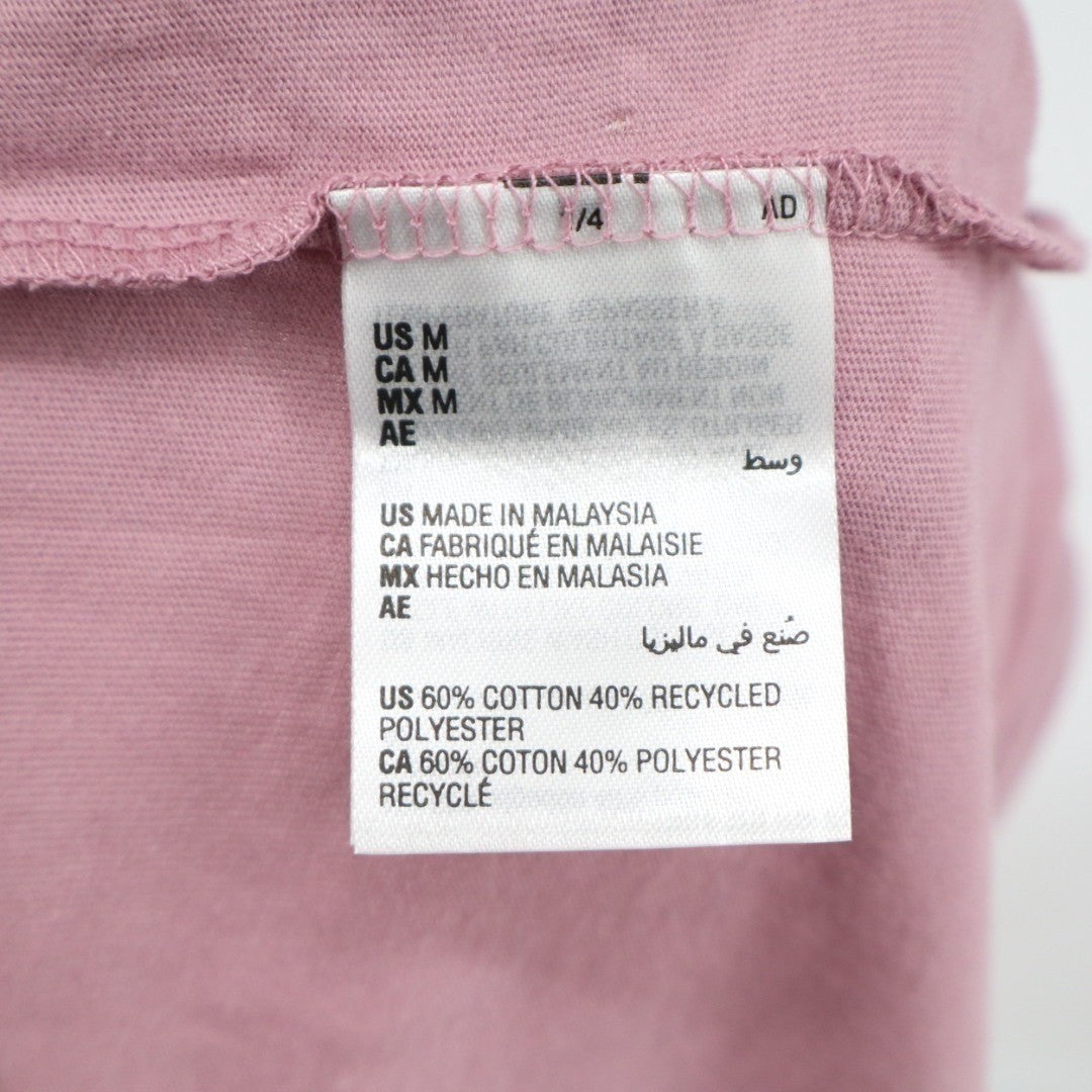 Charter Club Intimates Pajama Top Womens M Blush Cotton Long-Sleeve Crew Neck