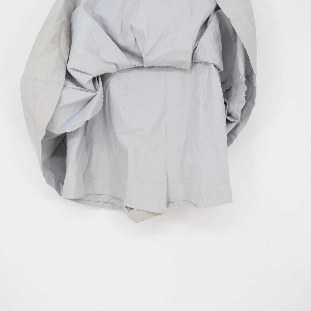 BCBGeneration Romper Womens 6 KRO9B402 Pearl Grey Linen Blend Bow Front Good