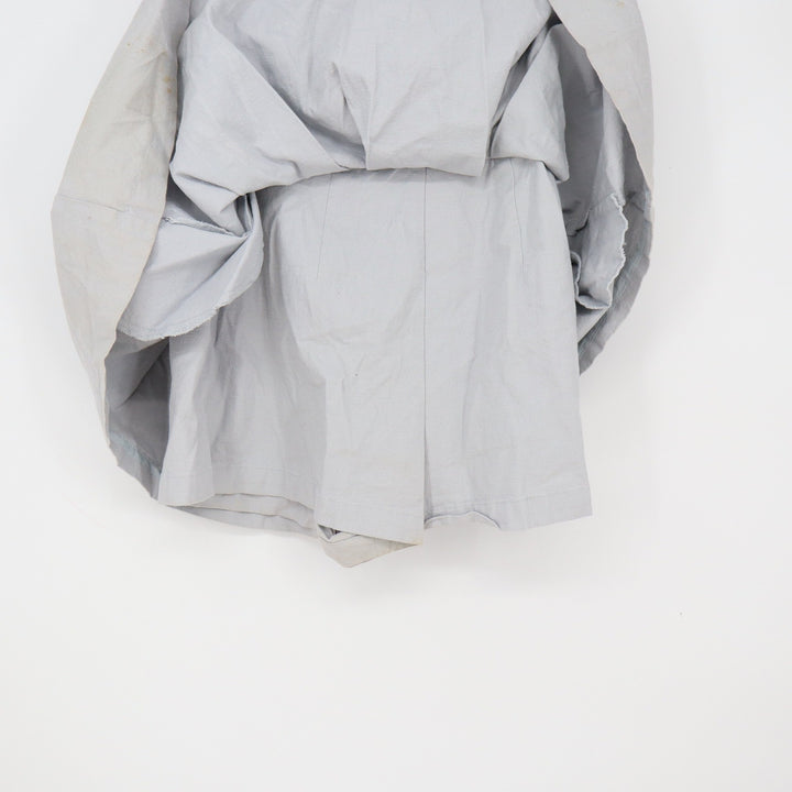BCBGeneration Romper Womens 6 KRO9B402 Pearl Grey Linen Blend Bow Front Good