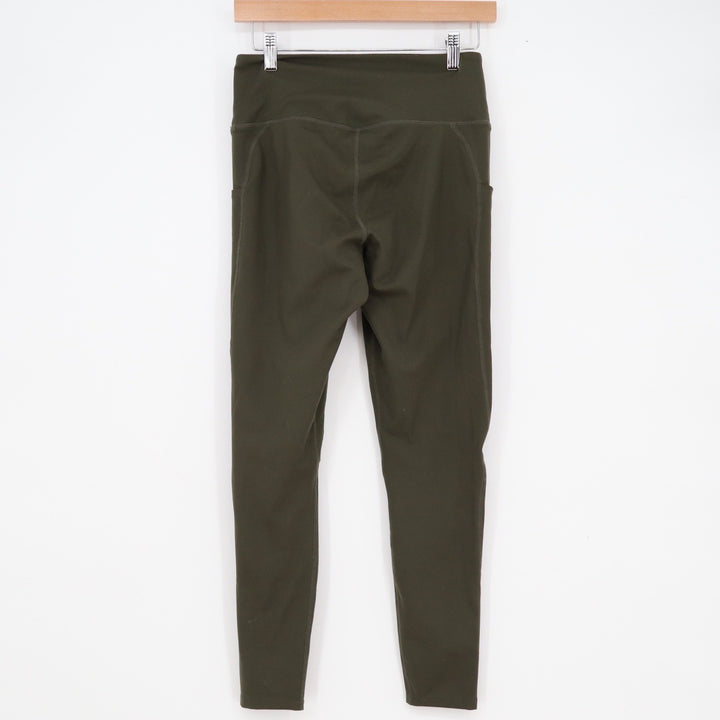 BYLT Premium Basics Essential Leggings Womens Medium Olive Green High Rise