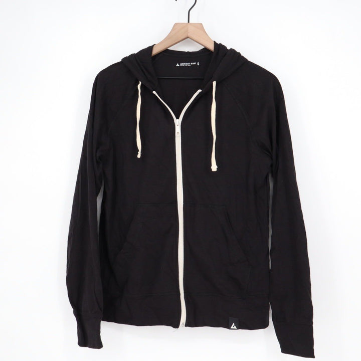 American Giant Women's Lightweight Full Zip Size S Made in USA