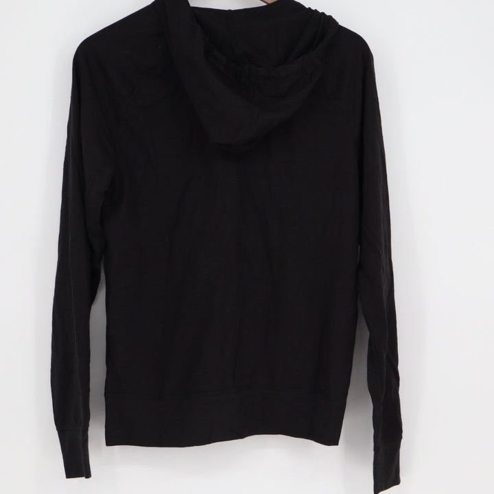 American Giant Womens Black Full Zip Hoodie Made in USA Size S