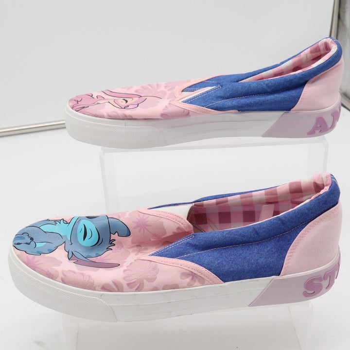 Disney Lilo & Stitch Angel Slip On Canvas Sneakers Womens Size 9
