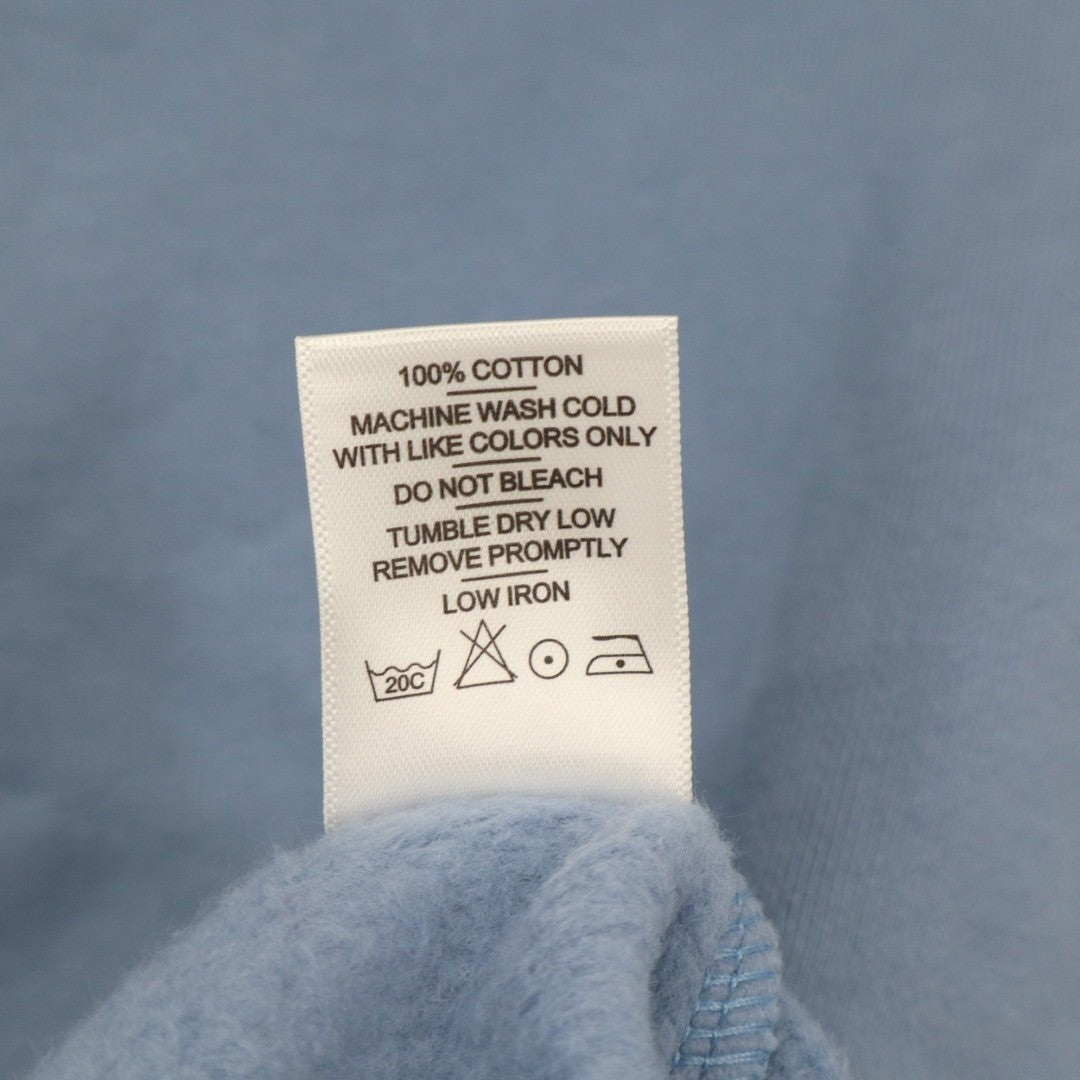 American Giant Midweight Hoodie Womens XS Blue Fleece Kangaroo Pocket Pullover