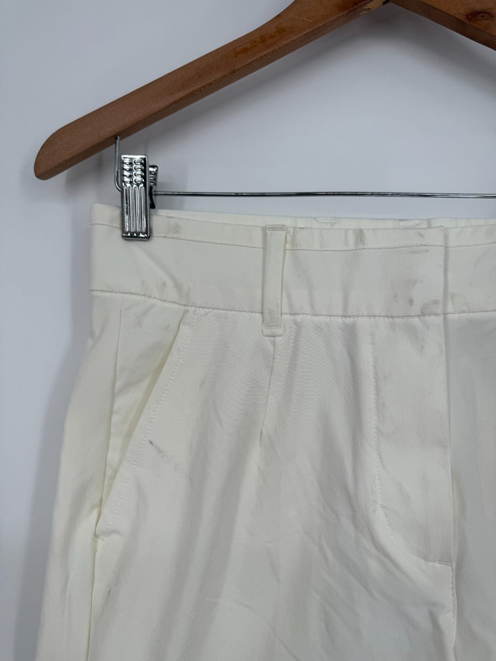 Nike Dri Fit Victory Golf Shorts Womens S White Logo Mesh Lined Standard Fit