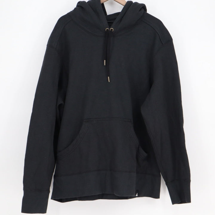 American Giant Classic Hoodie Mens 2XL Black Cotton Kangaroo Pocket Fleece Lined