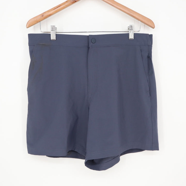 VRST Mens Resort Short Indigo Blue Relaxed Fit Quick Dry Stretch Size L