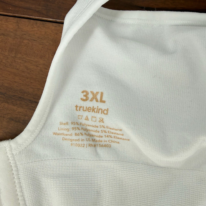 Truekind Daily Comfort Wirefree Shaper Bra White 3XL