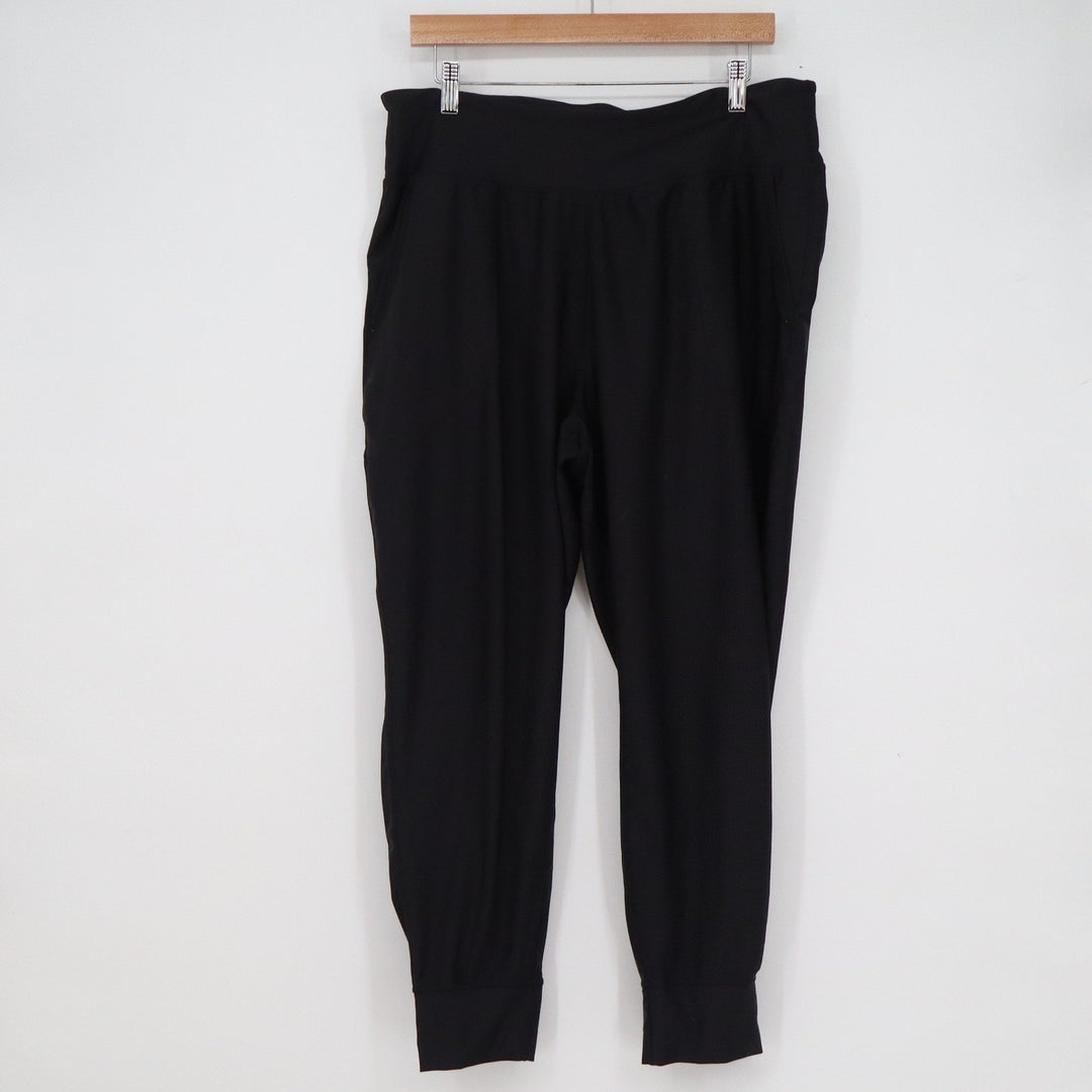 Old Navy Active Powersoft High Rise Jogger Pants Black XL Go-Dry
