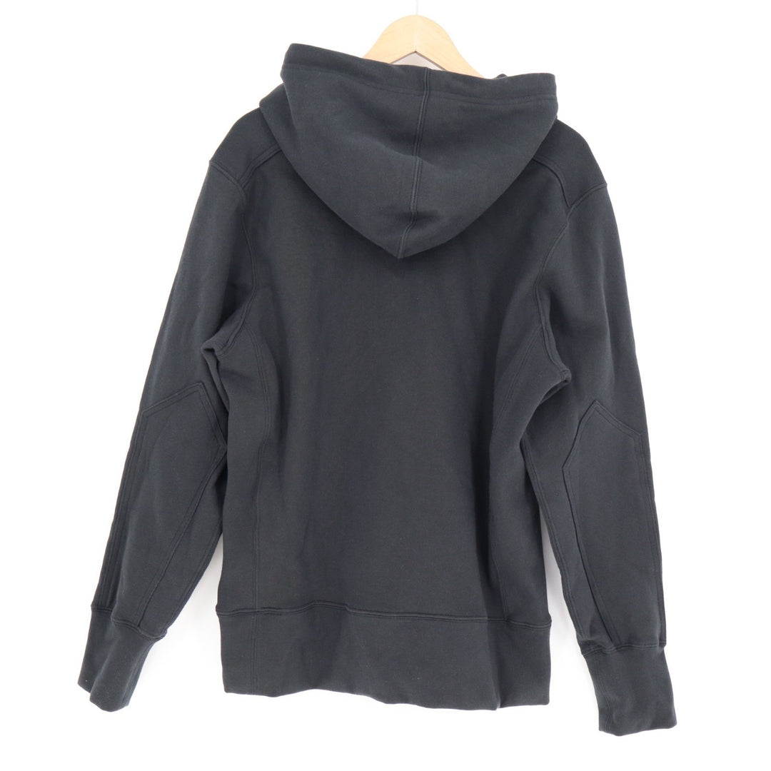 American Giant Classic Hoodie Mens Small Black Cotton Fleece Kangaroo Pocket