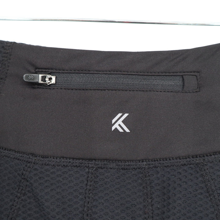 Kyodan Black Textured Honeycomb Athletic Skort Zipper Pocket XS BKA73