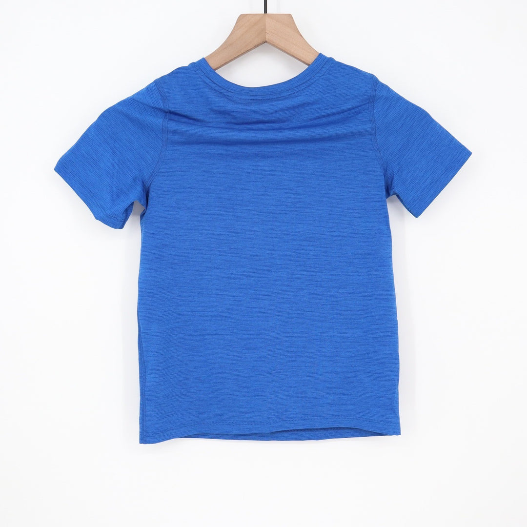 DSG Boys Movement Tee Team Royal Blue Heather Short Sleeve Shirt XS 6-7 NWT