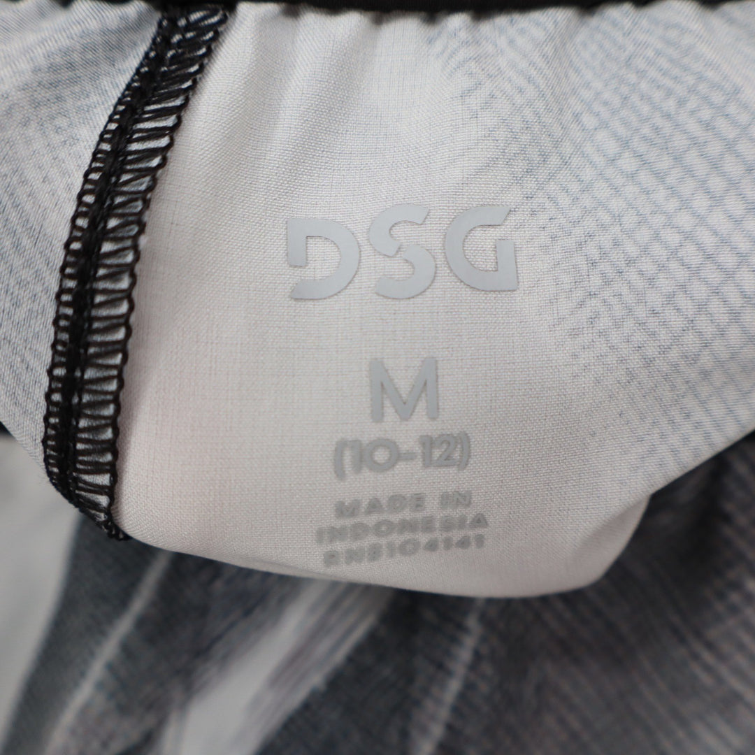 DSG Boys Agility Short Pure White AI Formation Print Size M 10-12