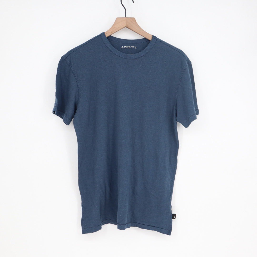 American Giant Crew Tee Short Sleeve Size S Made In USA