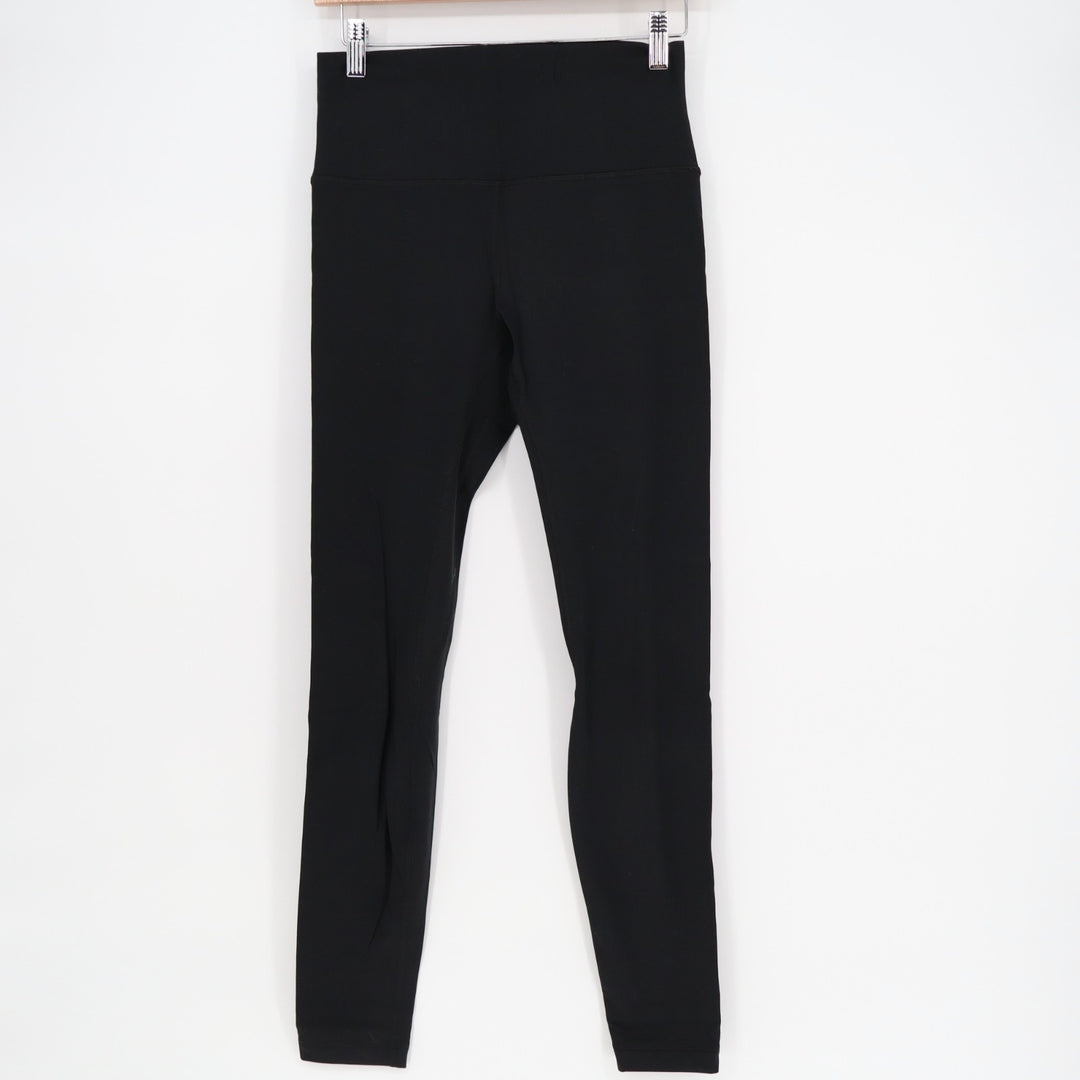 HeyNuts Leggings Women 26 Black High Waisted Skinny Leg Performance Running Yoga