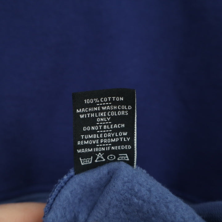 American Giant Classic Hoodie Mens XL Blue Navy Full Zip Cotton Split Seam Vault