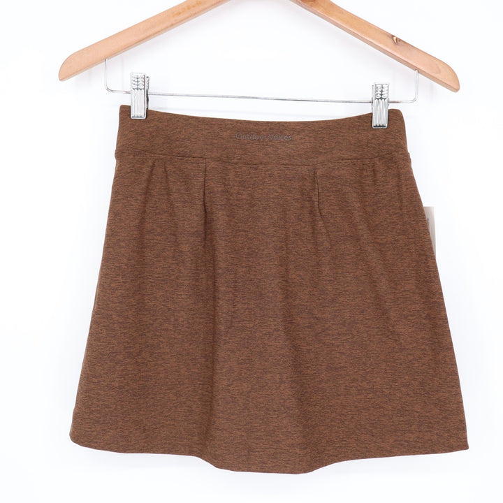 Outdoor Voices Court Skort 4.5 Chocolate Brown Athletic Tennis Skirt XS NEW