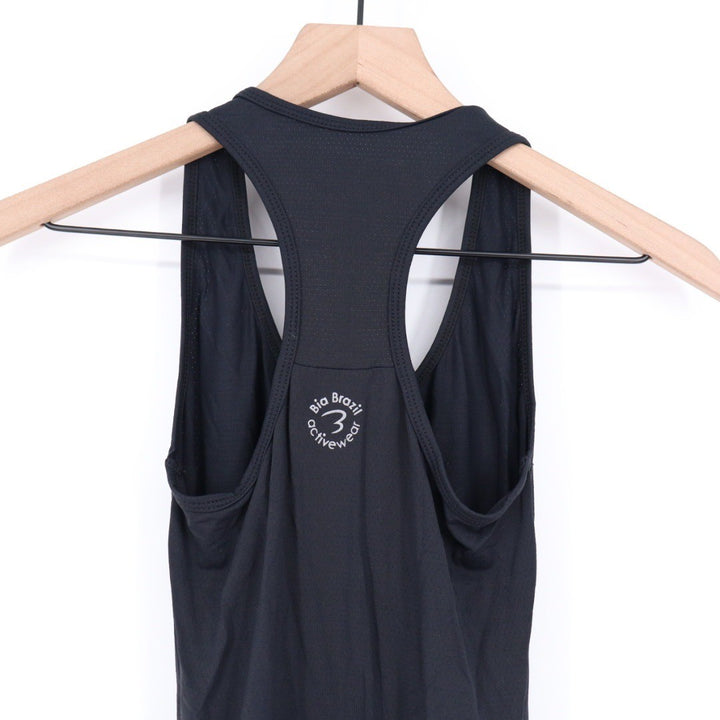 BIA BRAZIL Activewear Racerback Tank Top with Adjustable Side Ruching Size M