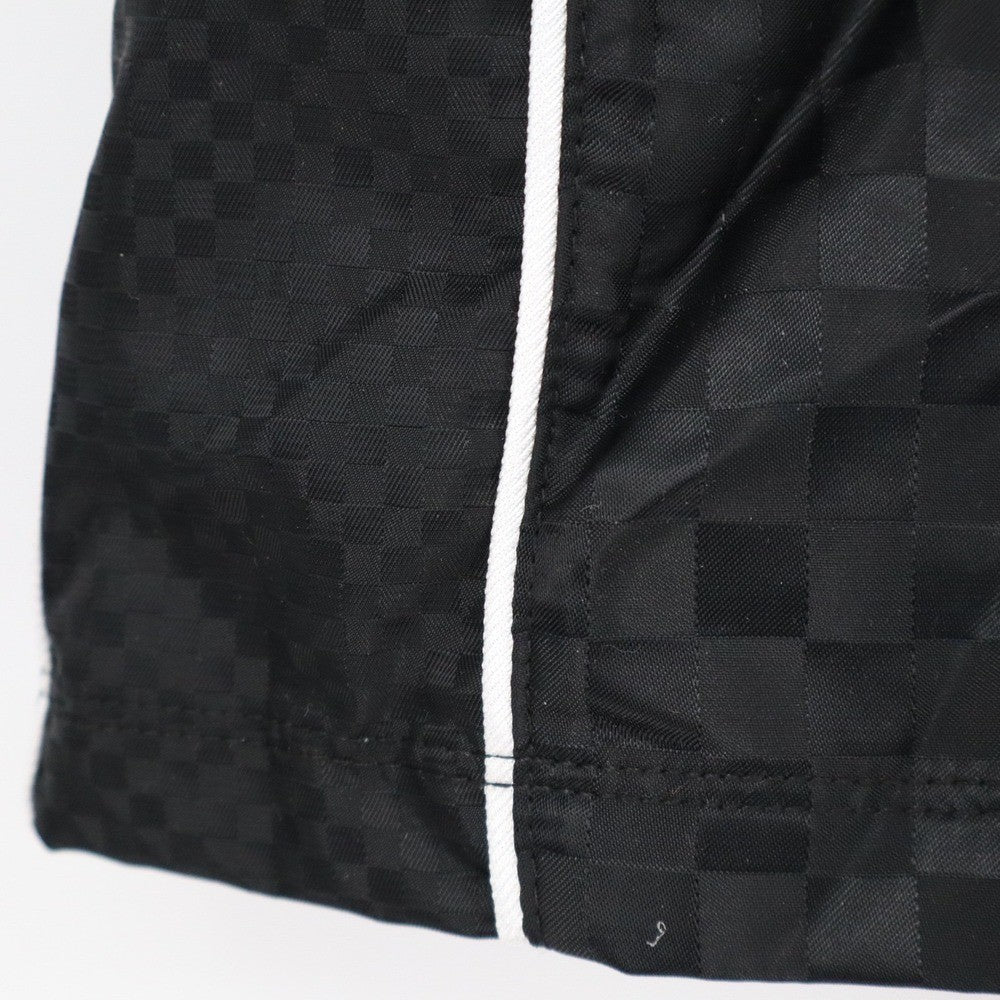 DSG Boys Woven Soccer Shorts Pure Black Checkerboard Size M 10-12 NWT